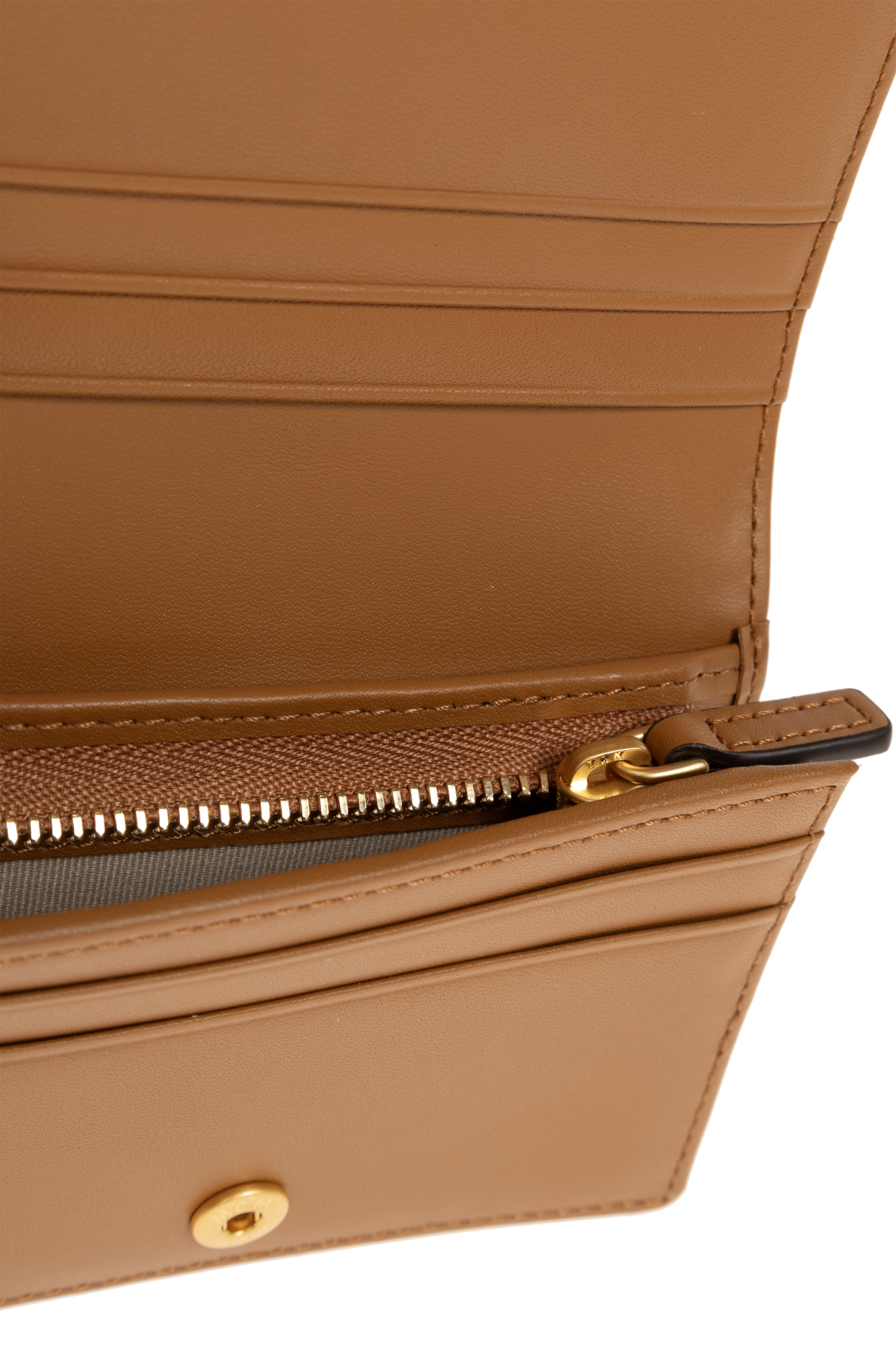 未使用品 MCM エムシーエム MXLCATC01 レザー コンパクトウォレット MCM Wallet with logo | Women's | Vitkac